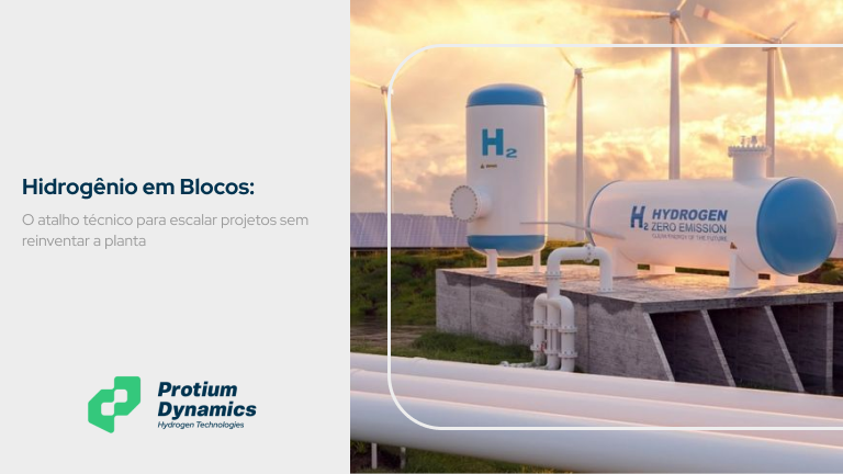 Hidrogênio em Blocos: O atalho técnico para escalar projetos sem reinventar a planta